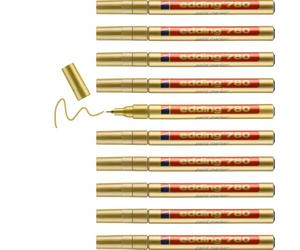 Edding E780 marcatore vernice punta extra fine laccato - Set di 10 oro