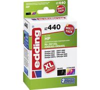 Edding EDD-440 Cartuccia Compatibile sostituisce HP 301XL, CH563EE, CH564EE Im