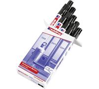 Edding edding 3000 4-30000-001 Marcatore indelebile Nero resistente all'acqua: