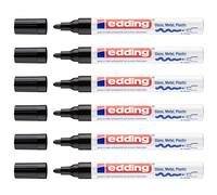 EDDING - E-750 001 - Marcatore permanente a vernice 750 - punta 2 - 4 mm - nero - Edding - 27549 - Conf. da 1 Pz. - E-750 001