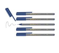 Edding Fineliner, colore: blu acciaio, confezione da 5 pezzi