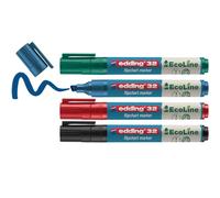 Edding flipchartmarker 31 EcoLine Verde 1 - 5 mm verde, 4 Pezzi