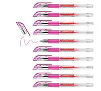 edding Gelroller, 4-2185009 - Roller a Inchiostro Gel a punta, 10 Pezzi, Rose