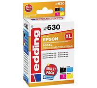 edding Inchiostro combinato Pack sostituisce Epson 603XL (T03A1/A2/A3/A4) Compatibile Nero, Ciano, Magenta, Giallo