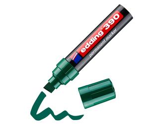 Edding Jumbo - Set di 10 pennarelli permanenti 4 a 12 mm verde