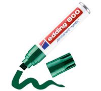 Edding - Marcatore permanente 800 - verde - scalpello - 4-12 mm - 800 004