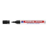 Edding Marker 3000 Punta Tonda Permanente 1,5mm Ricaricabile Nero