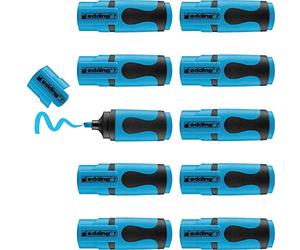 Edding Mini Evidenziatori sacchetto 10pz. blu fluorescente 1 - 3 mm