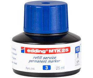 Edding MTK - inchiostri 25 Refill Service, F. Edding Marcatore permanente,25 ML, BLU