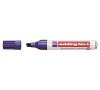 EDDING Nº1 PERFANENT PERMANENT - SUGGERIMENTO SMEVOLE - SCATA tra 1 e 5 mm.- ricaricabile - asciugatura istantanea - colore blu NEW