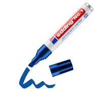 Edding No.1 marcador permanente Punta de cincel Azul