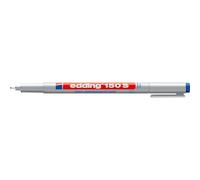 edding OHP - Pennarello edding 150 S non permanente, 0,3 mm, colore: Blu