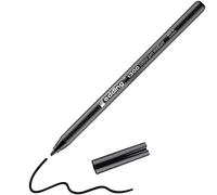 edding Penna 1300 a colori a tratto medio - nera - 1 penna - punta arrotondata 2 mm - penna per disegnare e scrivere - penna per scuola, mandala, Bullet Journals