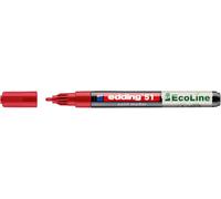 Edding Pennarello 51 EcoLine Red spessore tratto 1-2 mm impermeabile