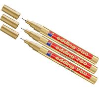 Edding Pennarello 780, 0,8 mm (3 × oro)