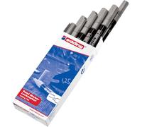 edding Pennarello 792, colore argento, 10 pezzi, tratto extra fine da 0,8 mm, per marcare e contrassegnare metallo, vetro, pietra o plastica, altamente coprente, permanente, a prova di sbavature