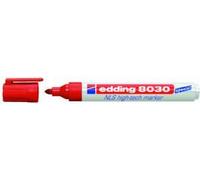 Edding pennarello indelebile 1,5 - 3,0 mm rosso NEW