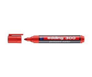 edding Pennarello indelebile 300 rosso