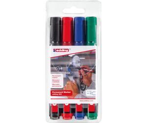 edding Pennarello indelebile 300 / set da 4