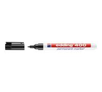 EDDING 400SW - Pennarello indelebile, punta da 1,0 mm, nero