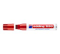 Marcatore permanente Edding 850 - punta 5,0-16,0mm - rosso - Edding