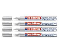 edding Marcatore a vernice E-751 054 - punta 1-2 mm - argento metallizzato - 1 pz