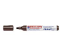 Edding, pennarello marcatore Calligraphy, 1455, marrone scuro, da 1 a 5 mm