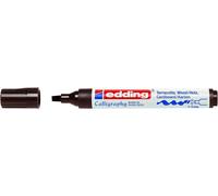 Edding, pennarello marcatore Calligraphy, 1455, marrone scuro, da 1 a 5 mm