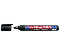 Edding pennarello per lavagna punta rotonda 360nero Cap Off, QUANTITÀ Confezione = 10