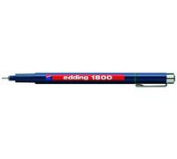 Edding Profipen - Fineliner, punta 0,1 mm, 10 pz, colore: Verde