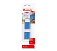 Edding, R 20 Gomma in plastica - Per cancellare matita - Blister 2 pz.