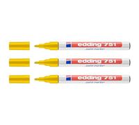 EDDING 751GE - Pennarello a vernice, 1,0 - 2,0 mm, giallo