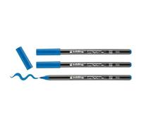 edding 4200 Pennarello per porcellana - blu chiaro - 1 penna - punta pennello 1-4 mm - per dipingere e decorare la ceramica, porcellana - lavabile in lavastoviglie, inchiostro opaco, asciugatura