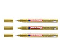 EDDING - E-780 053 - Marcatore a vernice 780 - punta 0,8 mm - oro - Edding - 27579 - Conf. da 1 Pz. - E-780 053