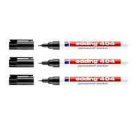 EDDING 404SW - Pennarello indelebile, 0,75 mm, nero