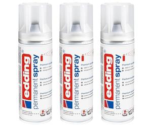 EDDING Set di 3 spray 200 ml permanente 5200 lacca trasparente opaca