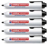 edding Pennarello indelebile retrattile 11 nero