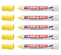 edding Special Marker 950 Industry Painter 10 mm (5 pennarelli, giallo)