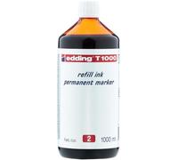 Edding T1000-02 Flacone Inchiostro, Rosso