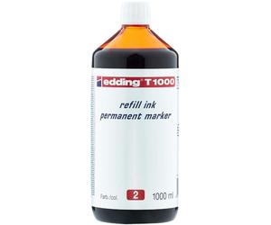 Edding T1000-02 Flacone Inchiostro, Rosso