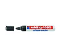 EDDING - Window Marker 4095, Nero, Bianco