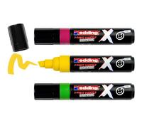 edding X Multi Marker - Candy Color Set - 3 pennarelli acrilici - Punta a scalpello 2-10 mm - Pennarelli acrilici per disegnare su t-shirt, sneakers, custodie per telefono e altro ancora
