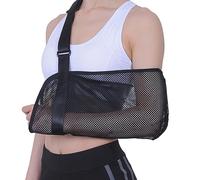Eddrfy Tutore Braccio Regolabile Traspirante con Cuscino Collo, Reggibraccio Universale per Spalla, Supporto Braccio Rotto, Gomito o Lussazione, Ambidestro per Adulti e Bambini