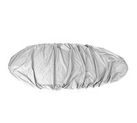 Eddwiin Copertura per Kayak,4.5 m Antipolvere Copertura Portaoggetti per Kayak,Protezione UV Impermeabile Copertura per Barca da Canoa da 3.6-4 m (Grigio)