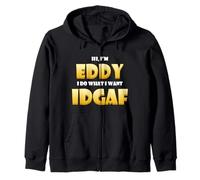 Eddy Costume IDGAF Cute Personalized Edward First Name Eddy Felpa con Cappuccio