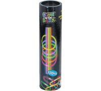 Eddy Toys Glowsticks 100 Pezzi - Bacchette Luminose al Buio - Bastoncini Fluorescenti