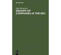 Eddy Wymeersch Groups of Companies in the EEC (Copertina rigida)