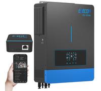 EDECOA 10200W Solar Inverter Ibrido 48V 220V 90-500V MPPT 160A Battery Free WIFI