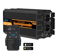 EDECOA 12V 1500W 2000W 2500 3500 Inverter 220V Onda Sinusoidale Pura WiFi APP