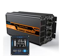 EDECOA 1500W 3000W Inverter 12V 220V Onda Sinusoidale Pura Convertitore ET-RC
